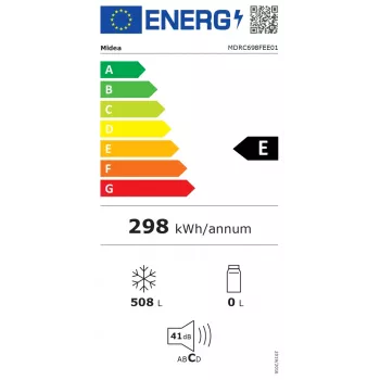 Arca congeladora Midea MDRC698FEE01 – 508 L, classe de eficiência energética E, independente, 83 cm de altura, branca