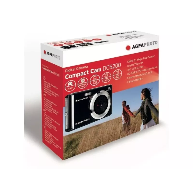 Câmara compacta AgfaPhoto Compact DC5200 21 MP CMOS 5616 x 3744 píxeis azul (DC5200-BL)