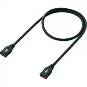 Cabo de extensão HDMI SpeaKa professional 1m preto — 1x conector fêmea HDMI para 1x conector fêmea HDMI