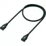 Cabo de extensão HDMI SpeaKa professional 1m preto — 1x conector fêmea HDMI para 1x conector fêmea HDMI
