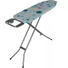 Tábua de passar a ferro tamanho grande Vileda — pernas em aço inoxidável 1200×380 mm superfície de passar altura 75–96 cm dobrável suporte para ferro