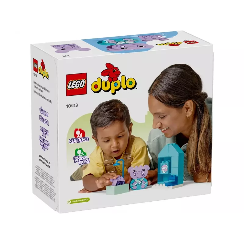 Conjunto de banho LEGO DUPLO 10413 — brinquedo de banho para crianças pequenas, 15 peças, idade recomendada 1,5+