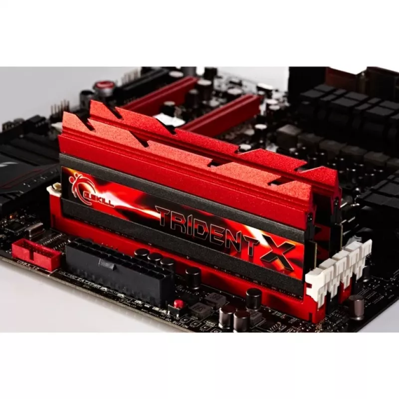 DIMM 8 GB DDR3-2400 (2x 4 GB) kit duplo (F3-2400C10D-8GTX, TridentX, INTEL XMP, Retail)