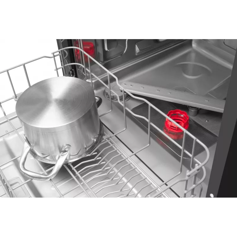 Máquina de lavar loiça de instalação livre AMICA MV 637 DCB — 14 conjuntos, tamanho grande 60 cm, motor inverter, 7 programas, 44 dB