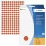 HERMA - Etiquetas de aderência permanente - Vermelho - 8 mm redondas 5632 etiqueta(s) (32 folhas x 176) (2212)
