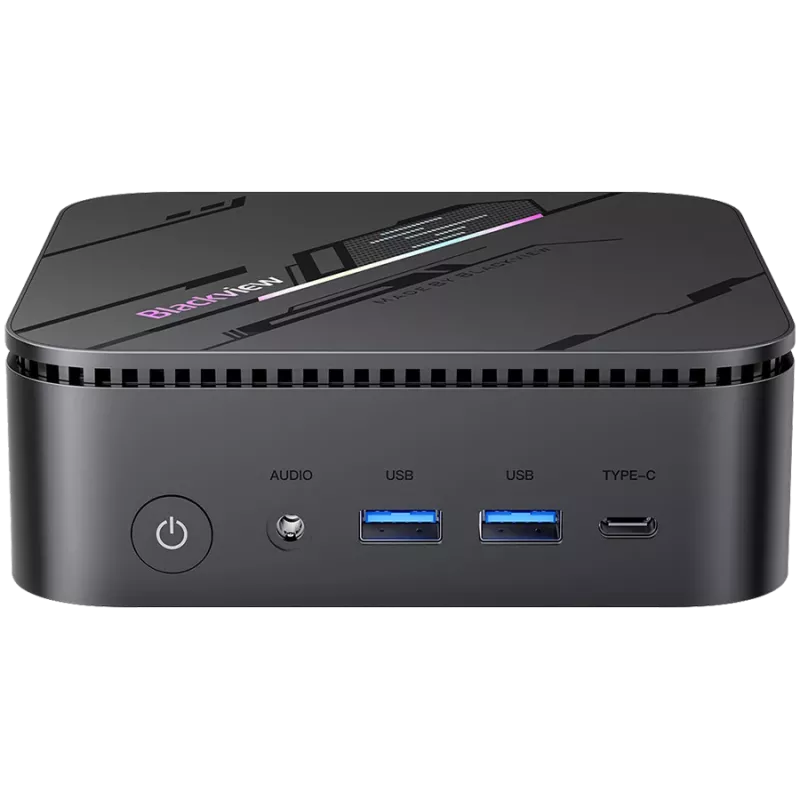 Mini-PC Blackview MP100 Pro I5-12450H 16GB 1TB W11 PRO preto