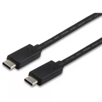 Equip cabo USB 2.0 Type-C, 1m, 1 m, USB C, USB C, USB 2.0, macho/macho, preto