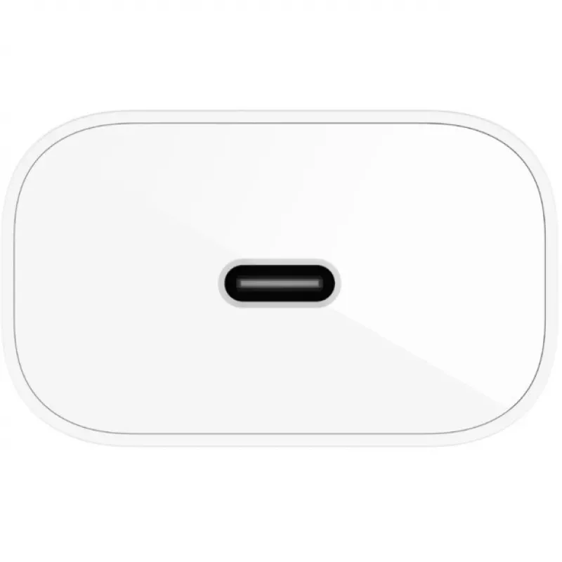 Carregador rápido de CA Belkin WCA004vfWH para smartphone e tablet, branco, interior