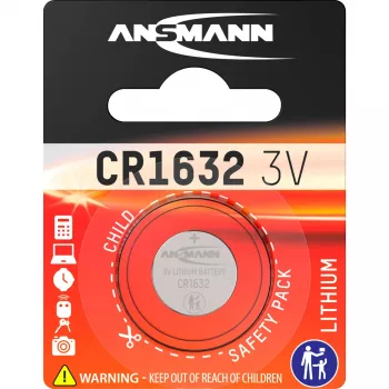 ANSMANN 1516-0004 Pilha botão CR1632 3V Lítio