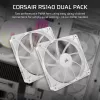 Corsair RS140 Dual Pack ventoinhas de caixa, 140 mm, brancas, CO-9050195-WW