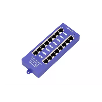 Injetor PoE Extralink Gigabit 8 portas 1000 Mb/s RJ45 modo B
