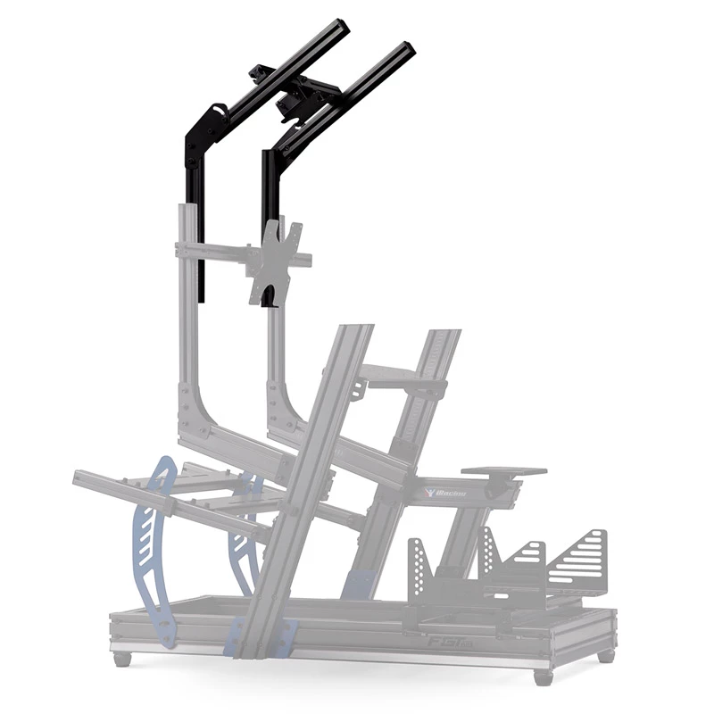 Next Level Racing | GTElite Direct Mount Overhead Monitor Add-On | Até 32 polegadas | Preto