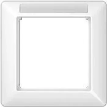 JUNG AS 581 BF INA WW. Cor do produto: branco, material: termoplástico. Largura: 80,5 mm, altura: 80,5 mm (AS581BFINAWW)