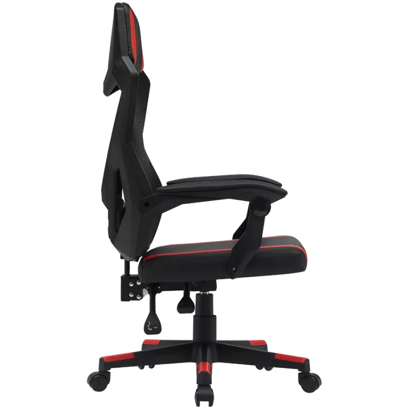 Canyon MCH01 - Flow - cadeira gaming ergonómica - preto e vermelho