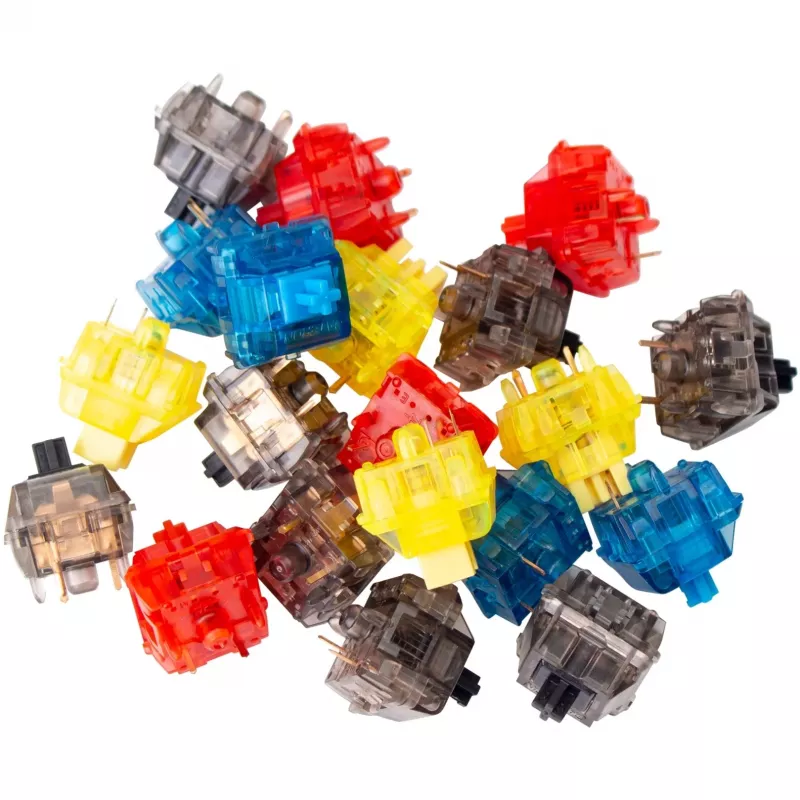 Interruptor de teclado Keychron G36 amarelo plástico hot-swappable