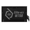 Fonte de alimentação Elite NEX White 700W 80+ preto cabo Mesh