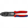 Knipex 97 21 215 alicate de cravar cabos ferramenta de cravar preto, azul, vermelho