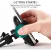Suporte de telemóvel para automóvel Aukey HD-C48 para grelha de ventilação, rótula de 360°