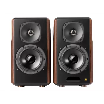 Altifalante Edifier S2000MKIII 2.0, 130 W RMS, com fios e sem fios, preto/madeira