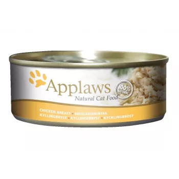APPLAWS Filete de Frango com Espargos em Caldo - Alimento húmido para gatos - 70 g