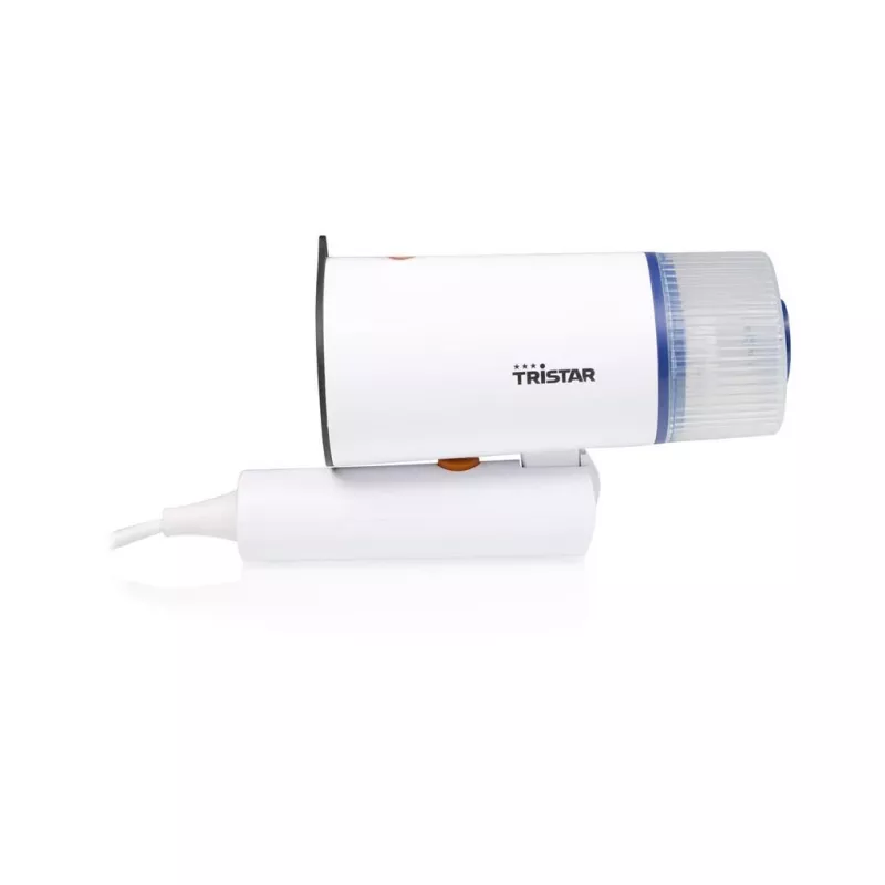 Vaporizador de mão Tristar ST-8960 – 1200 W, depósito de 0,11 L, 20 g/min de vapor, punho dobrável, branco