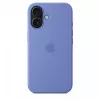 Capa de silicone para iPhone 16 com MagSafe - periwinkle