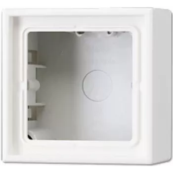Caixa de instalação JUNG LS 581 A WW, caixa de aparelho 81×81×47 mm, branco