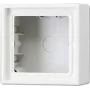 Caixa de instalação JUNG LS 581 A WW, caixa de aparelho 81×81×47 mm, branco