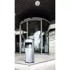 Balde de lixo Durable 333023 17 L redondo metal prateado