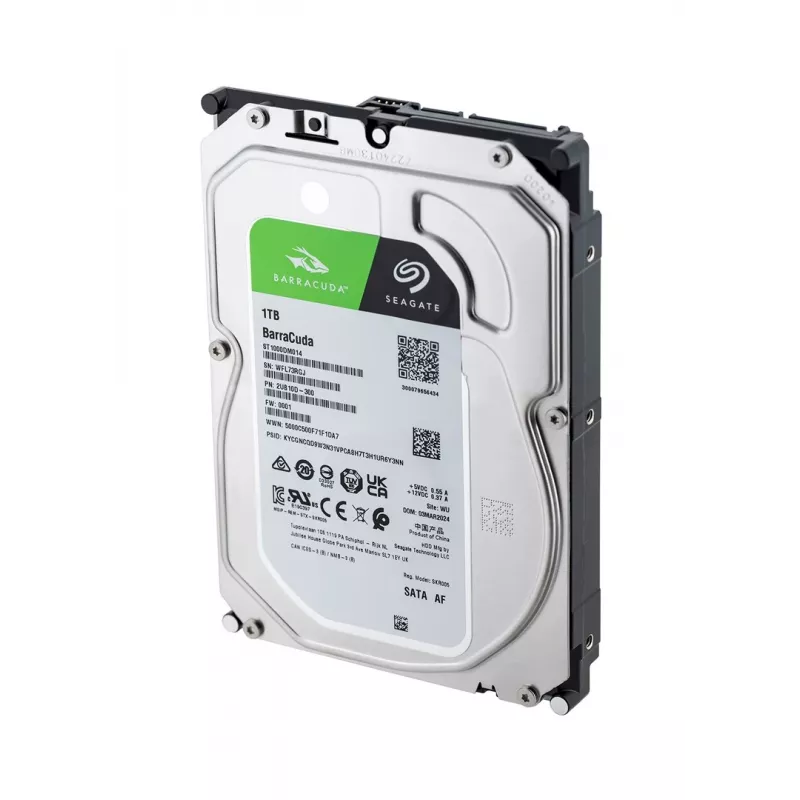 Disco rígido interno Seagate Barracuda ST1000DM014 1 TB 7200 rpm 256 MB 3,5 polegadas Serial ATA III