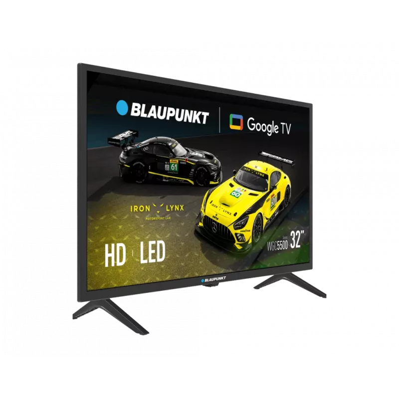 TV LED Blaupunkt | 32WGC5500S | 32 | Smart TV | Google TV | HD | preto