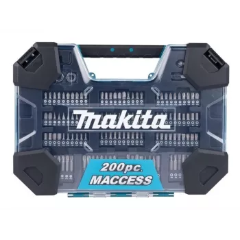 Conjunto de brocas e pontas de aparafusar Makita 200