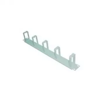 LogiLink - painel de gestão de cabos - cinzento claro, RAL 7035 - 1U - 48,3 cm (19)