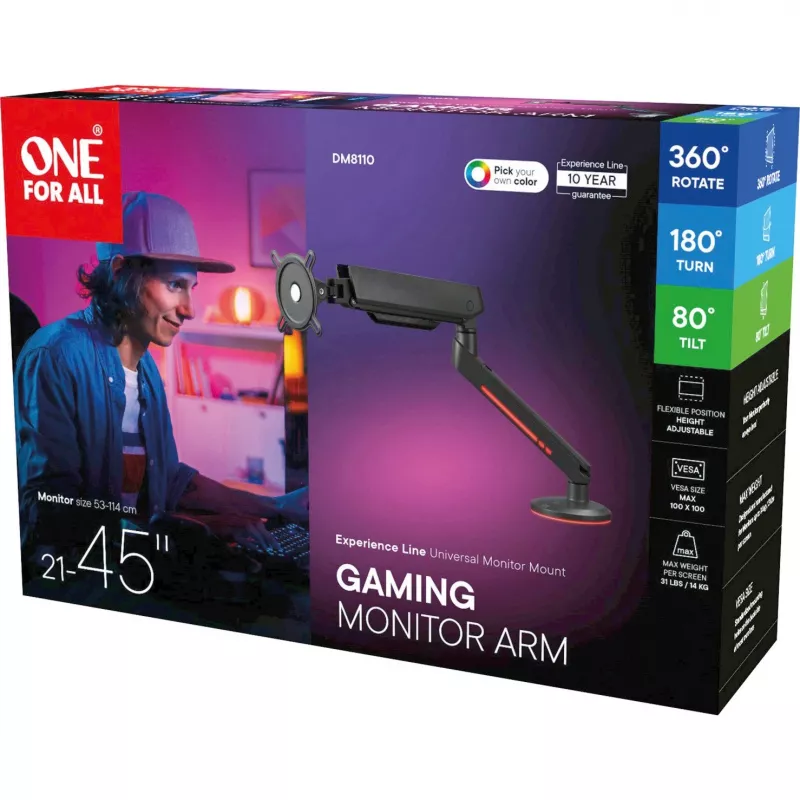 Suporte de montagem VESA One For All DM8110 Experience-line para ecrã LCD 21-45 RGB