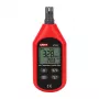 Mini medidor de temperatura e humidade UT333 — termo-higrómetro portátil para medição de temperatura e humidade relativa