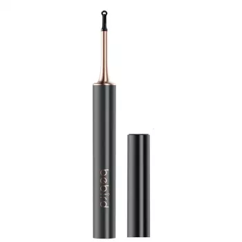 Otoscópio de limpeza de ouvidos Bebird T15 preto com câmara, 1080p