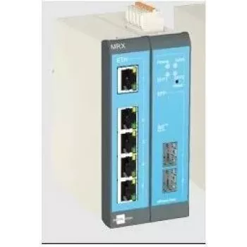 Router INSYS MRX MRX2 Fiber com switch de 5 portas