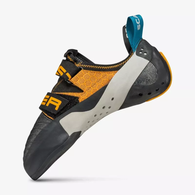 Sapatos SCARPA Booster-preto-laranja-43,5