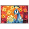 Conjunto de pintura e moldagem Ravensburger CreArt Proud Peacock — conjunto de pintura