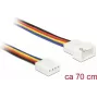 Cabo de alimentação interno DeLOCK 85363 0,7 m 4 pinos PWM