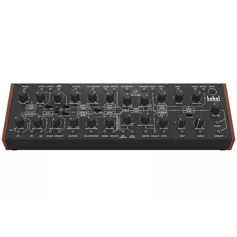 Sintetizador analógico Behringer KOBOL Expander Módulo – módulo de expansão montável em rack