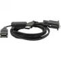 Cabo USB-Y SÉRIE VM – USB/USB1-PORT para ficha USB Type-A 6 ft (1,8 m) host e conector fêmea USB Type-A 0,5 ft (0,15 m) cliente