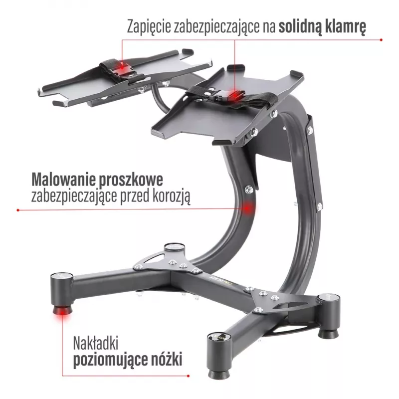 Suporte de Halteres Ajustável Hms Premium STR10 Pro
