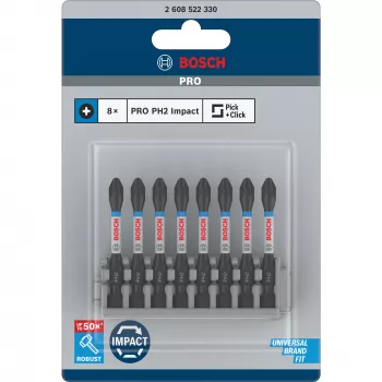 Conjunto de bits para aparafusadora Bosch 2 608 522 330 8 peças