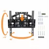 Suporte de TV MANTA P60 para televisores 26–65 polegadas, compatível com VESA, inclinável e orientável