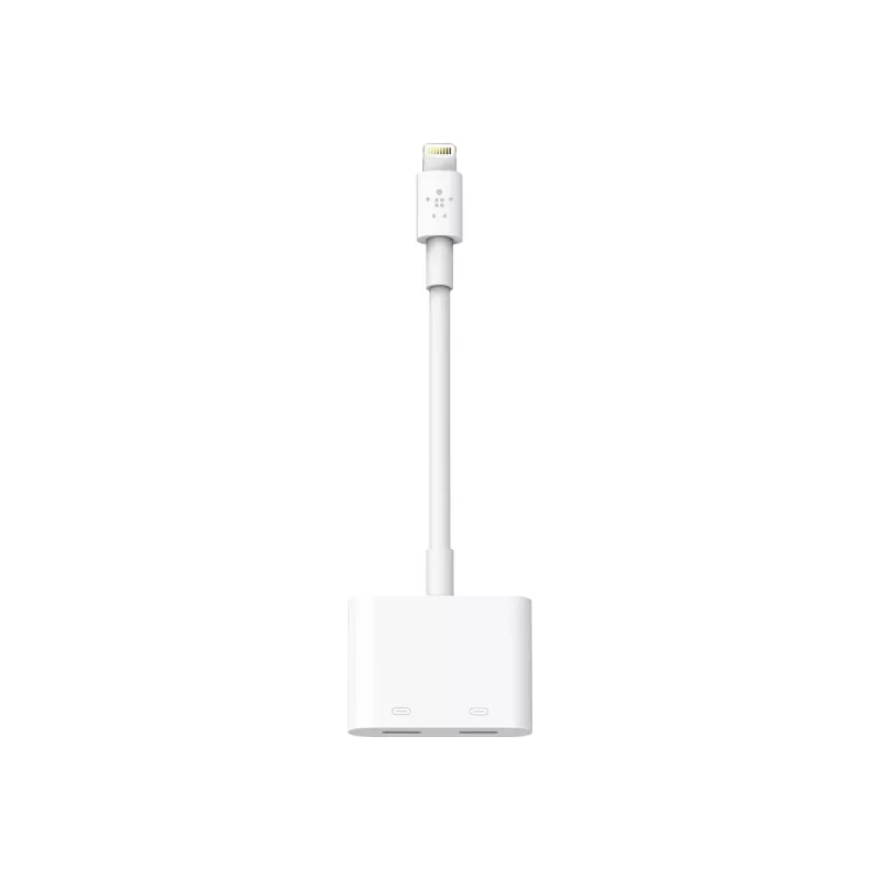 Belkin | Cabo Lightning Audio + Charge RockStar, 11,5 cm, branco | F8J198btWHT
