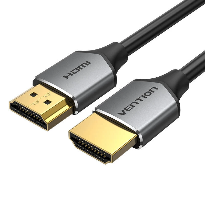 Cabo HDMI HD ultra fino Vention ALEHF 1m 4K 60Hz (cinzento)