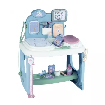Centro de cuidados para bebé Smoby Baby Care Center Modelo 2024 240305 com acessórios e funções interativas