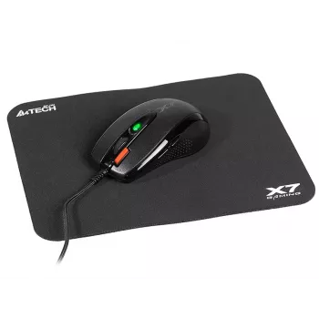 Rato gaming A4Tech X-7120 USB Type-A ambidestro 2000 DPI, 3 ms, com fio, preto