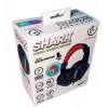 Auscultadores estéreo com microfone Rebeltec SHARK — design on-ear com fios